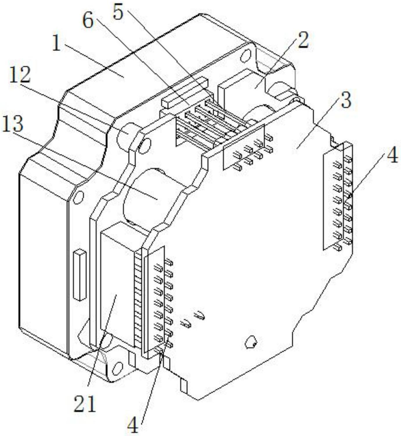 驱控一体电机的接插结构的制作方法