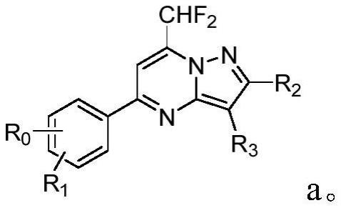 7-二氟甲基-5-芳基吡唑并嘧啶类化合物及制备与应用