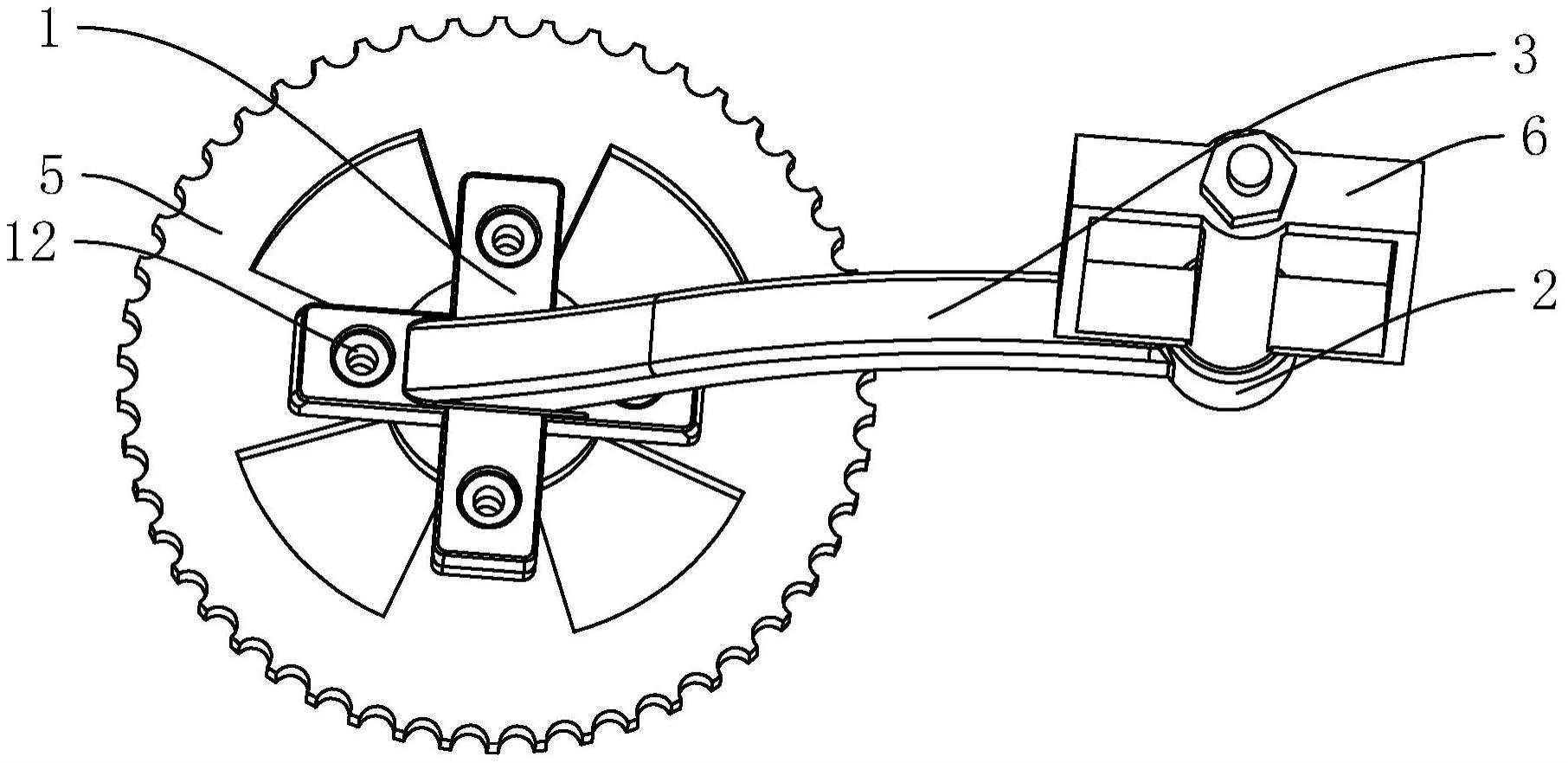 一种单车链轮曲柄的制作方法