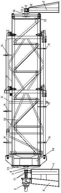 一种塔吊套架焊接工装的制作方法