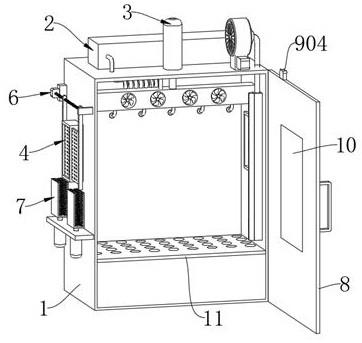 一种可自动除尘的防尘散热式电气柜的制作方法