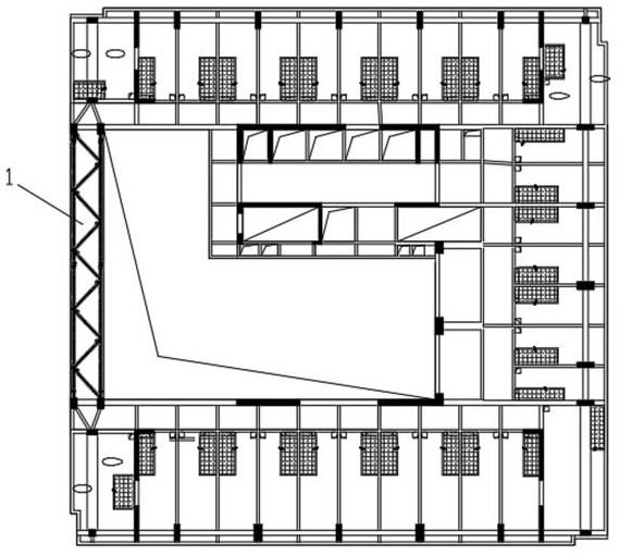 一种超高层建筑大跨度空中连廊安装方法与流程