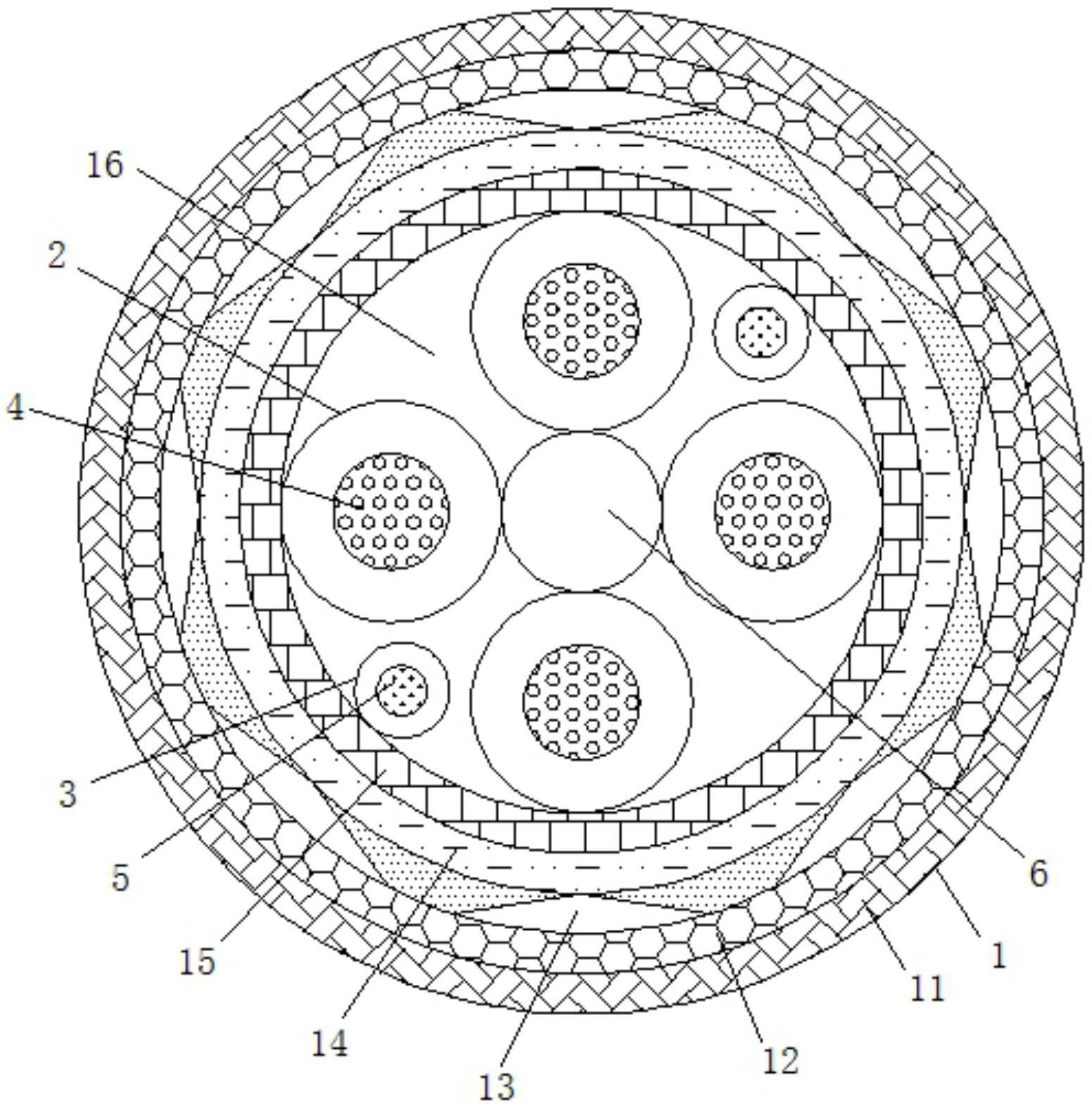 一种光纤复合低压电缆的制作方法