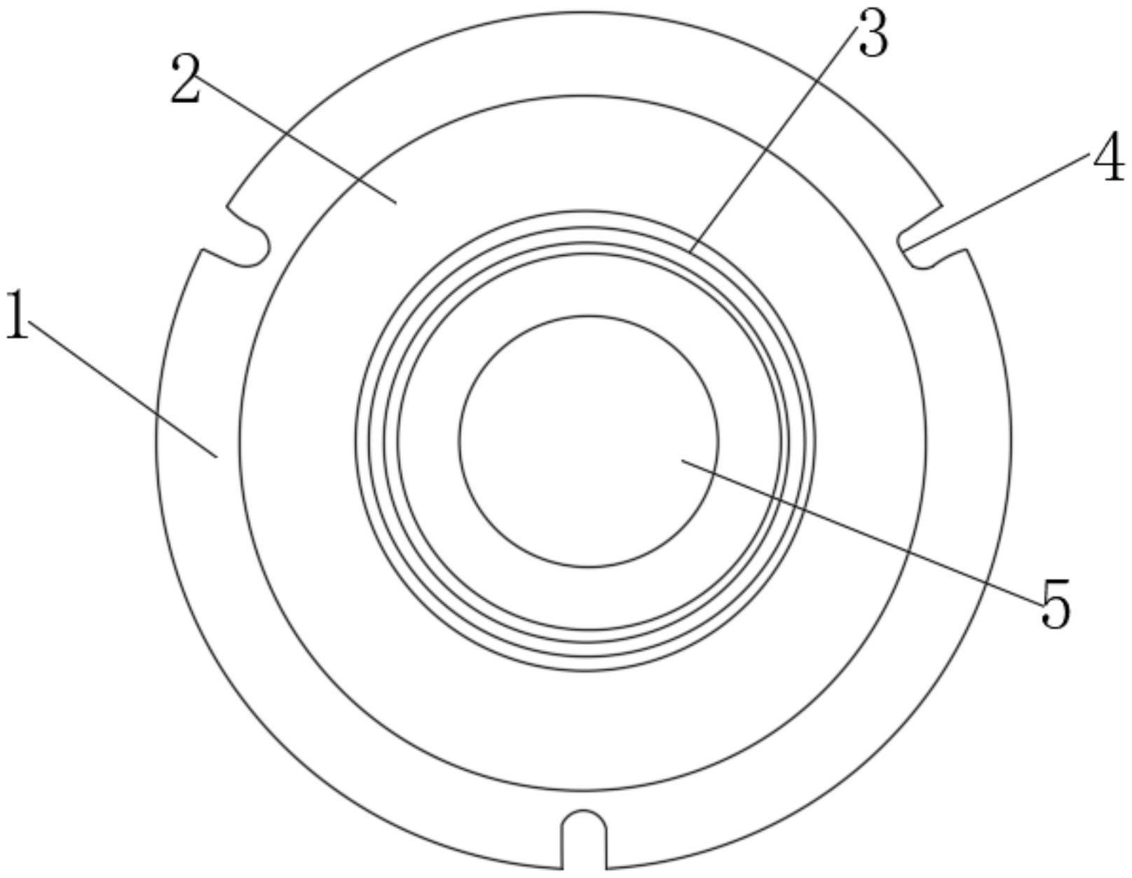 一种真空镀膜炉胆管管口安装结构的制作方法