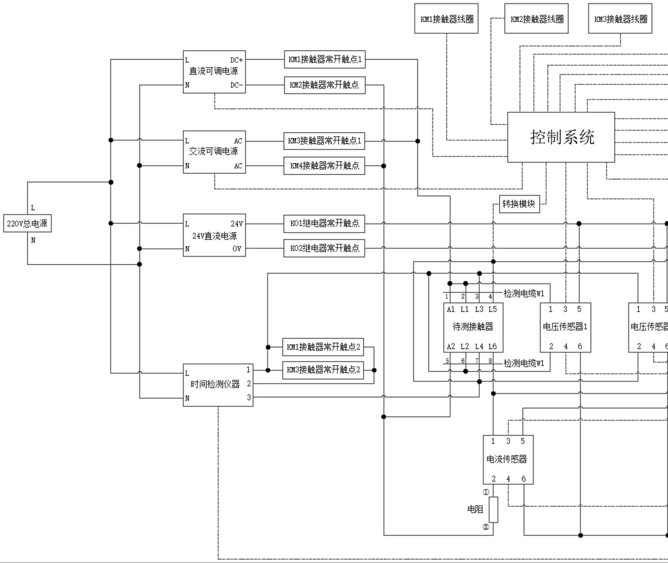 接触器试验台的制作方法