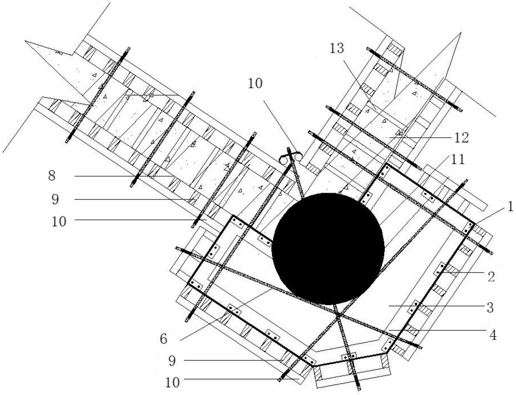 一种弧圆结合异型混凝土构件模板加固装置的制作方法