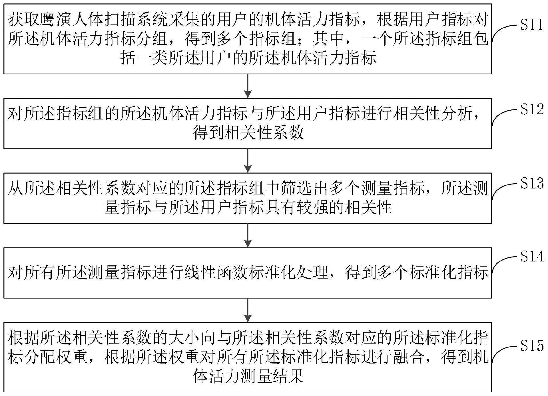 一种机体活力测量方法、装置、设备和存储介质与流程