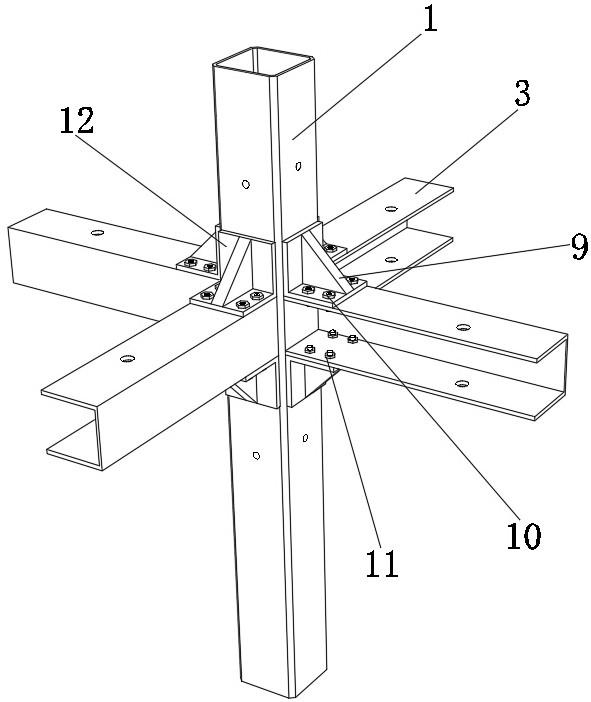 一种钢结构连接节点加强结构的制作方法