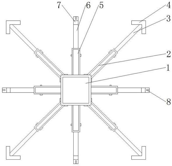 一种建筑用吊装玻璃的防护固定装置的制作方法