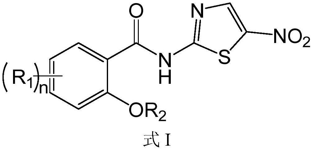 一种含有硝噻柳酸酰胺衍生物的联合用药物及其用途的制作方法