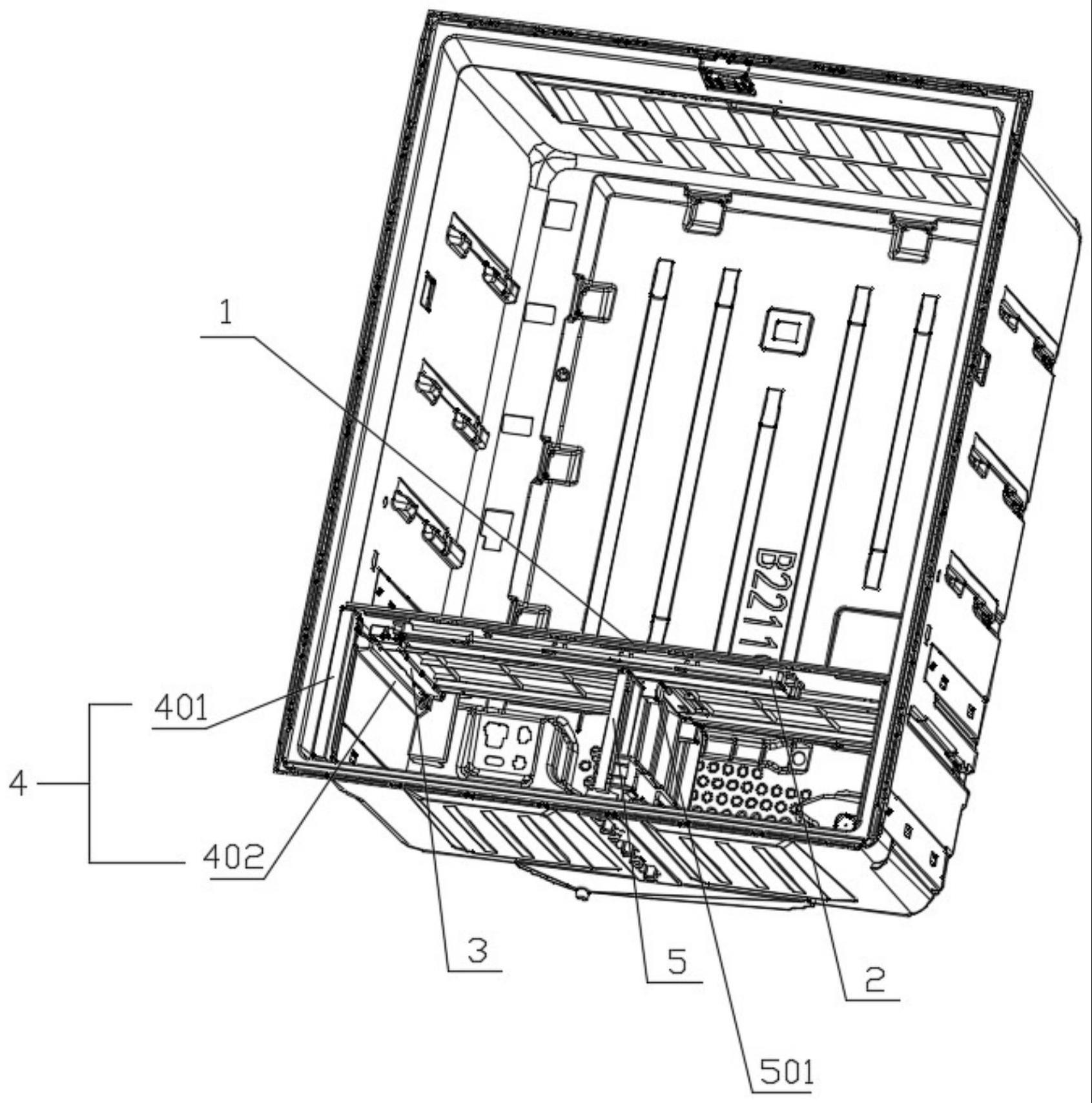 一种内置显示布局结构及具有其的冰箱的制作方法