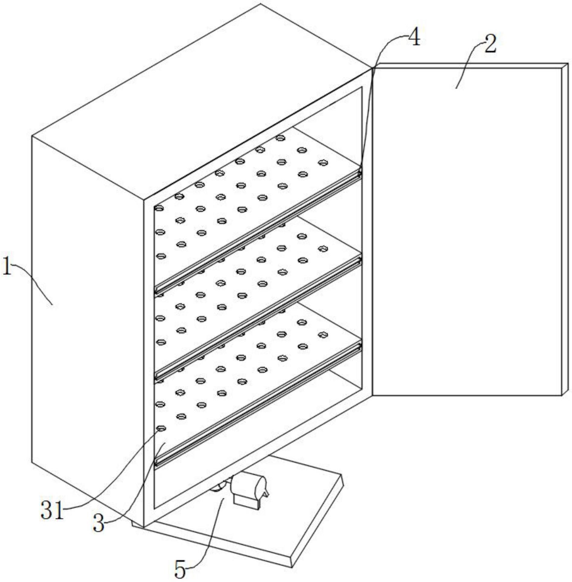 一种档案管理用防潮档案架的制作方法