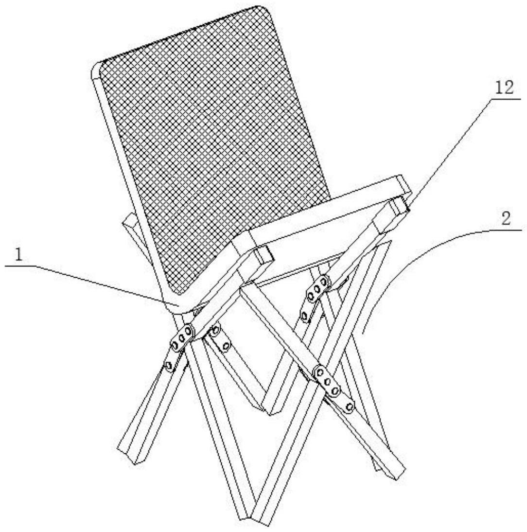 一种新型木纹蝴蝶椅的制作方法