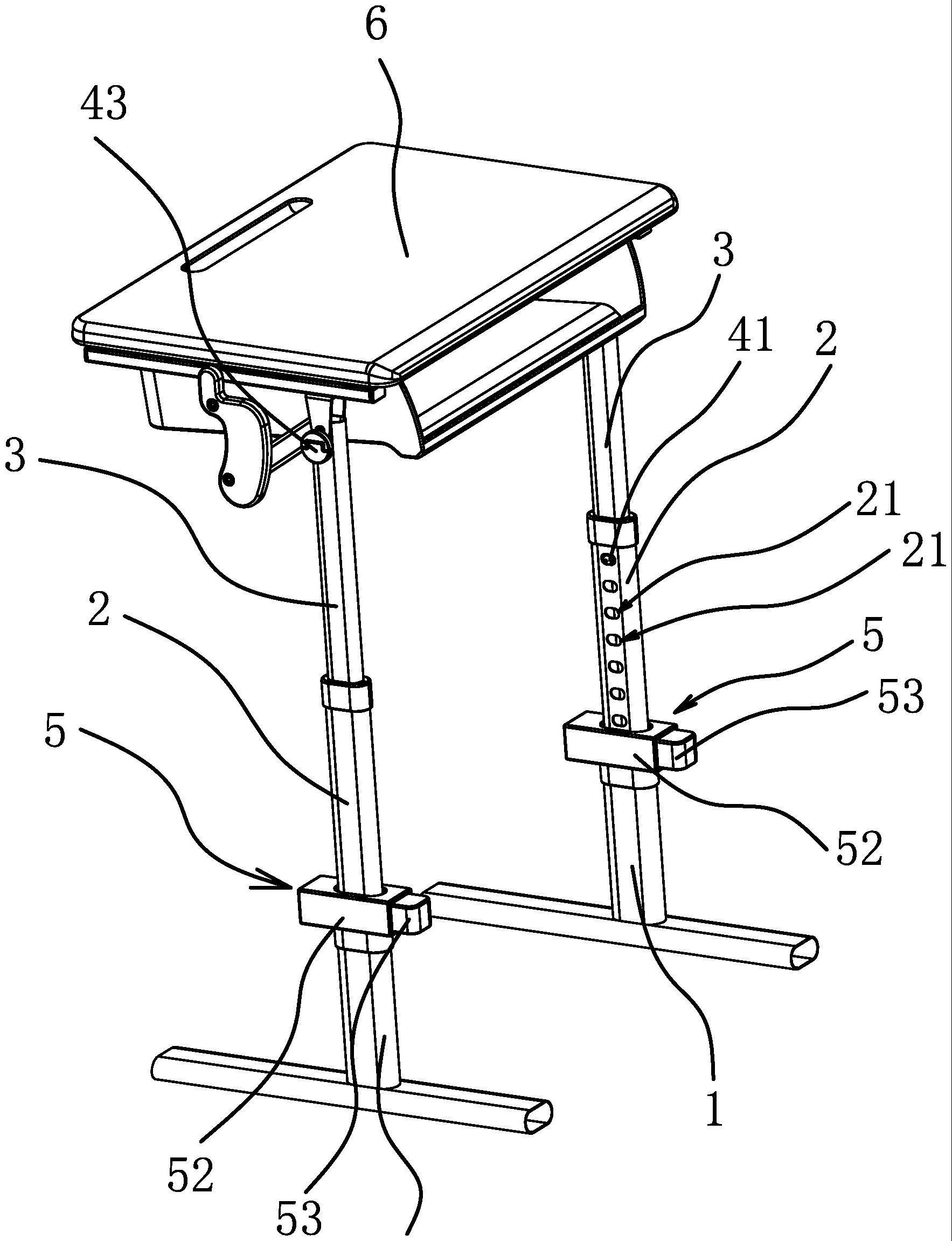 一种升降桌腿以及升降桌的制作方法