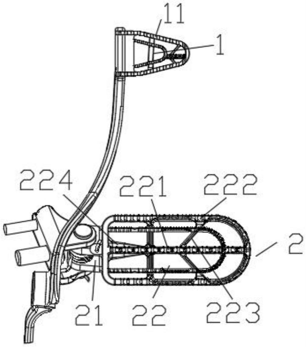 一种ADV摩托车前后双脚蹬结构的制作方法