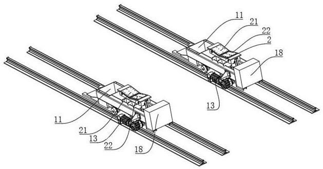 钢管运输分体式小车的制作方法
