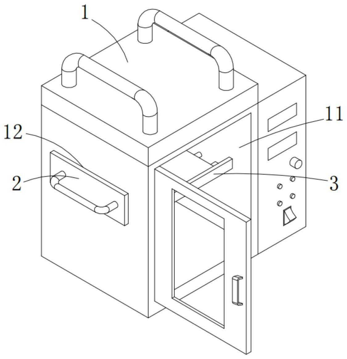 一种复合面料阻燃性能测试仪的制作方法