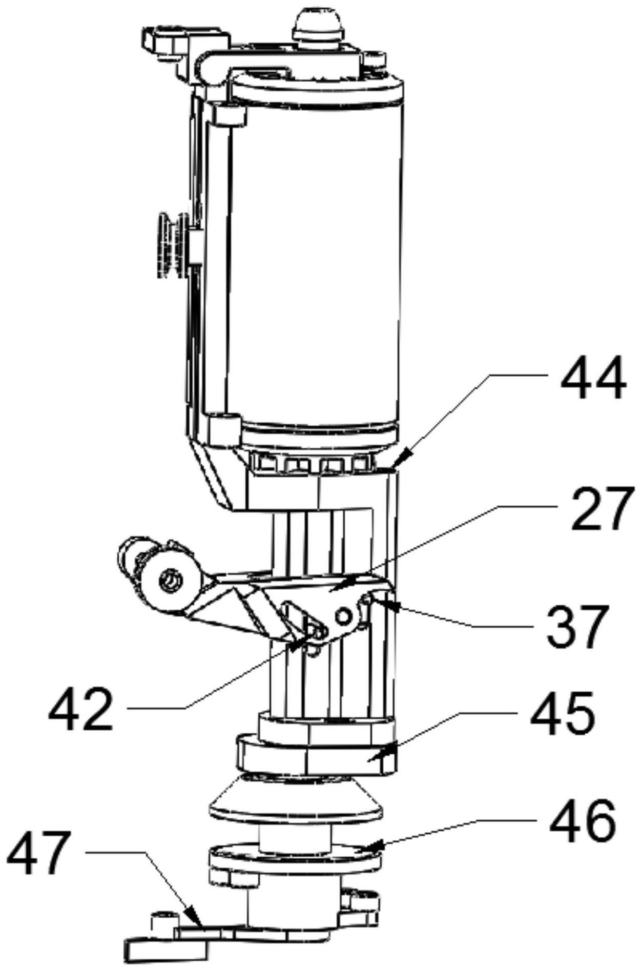 五月柱式高速编织机同心放线装置的制作方法