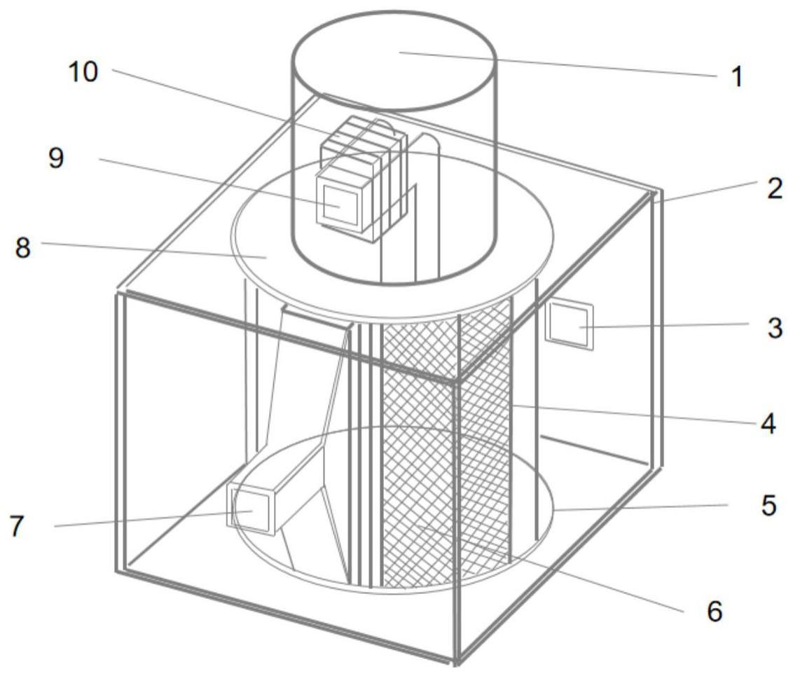 一种高分子筒式除湿转轮