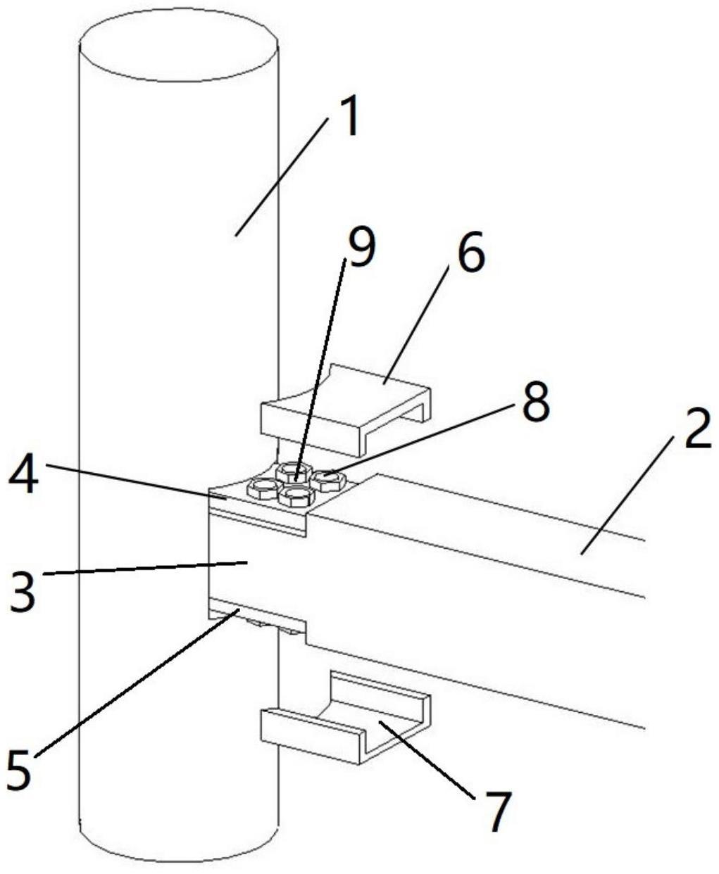 一种可拆卸双钢板夹具节点加固结构的制作方法