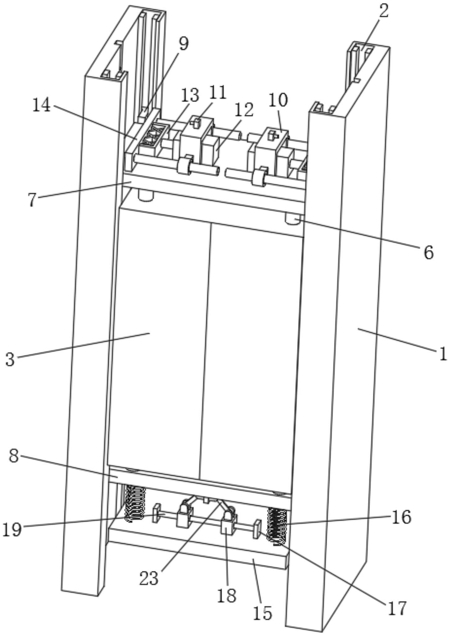 一种建筑内电梯抗震连接装置的制作方法