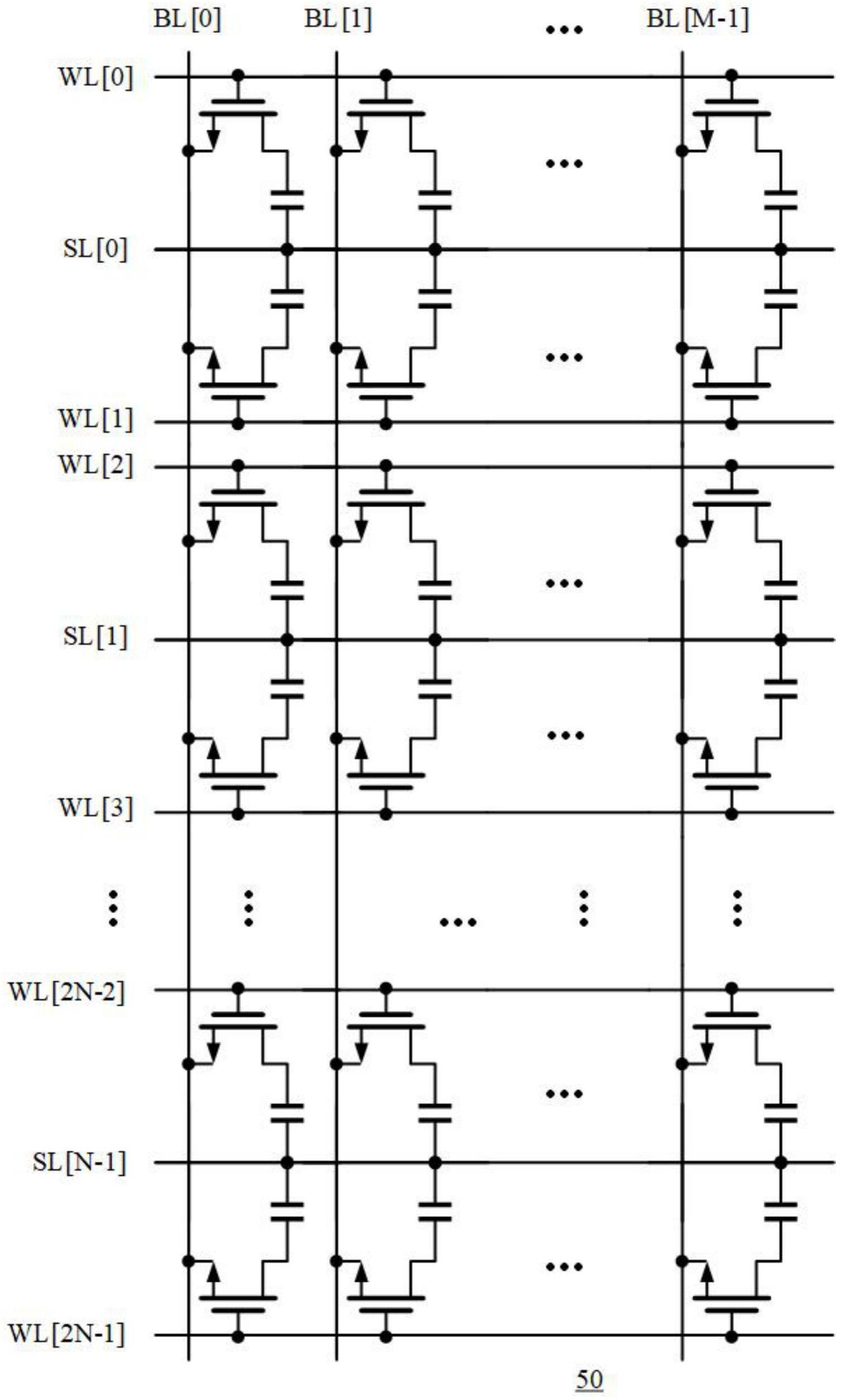 动态随机存取存储器阵列电路及其写入操作中的行驱动方法