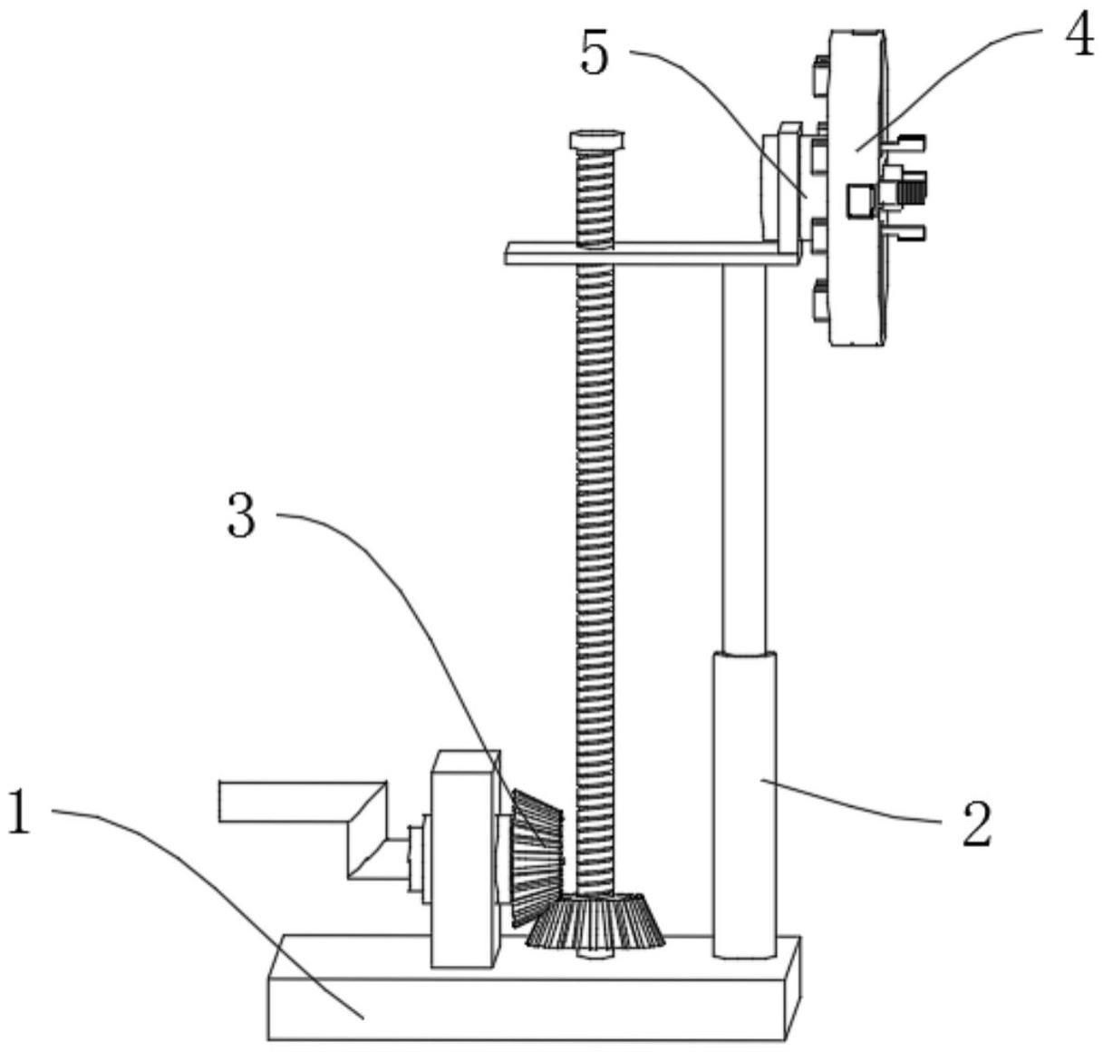 一种电梯曳引轮安装辅助装置的制作方法
