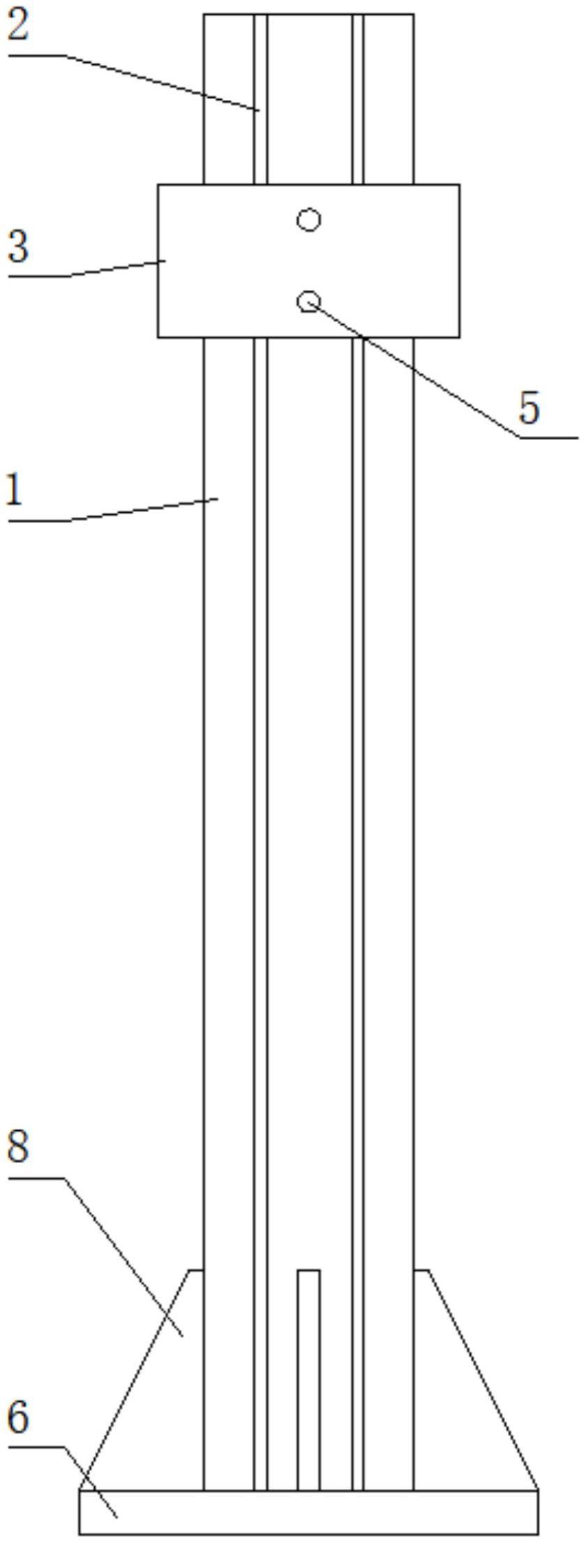 一种加强型高速公路护栏用立柱的制作方法