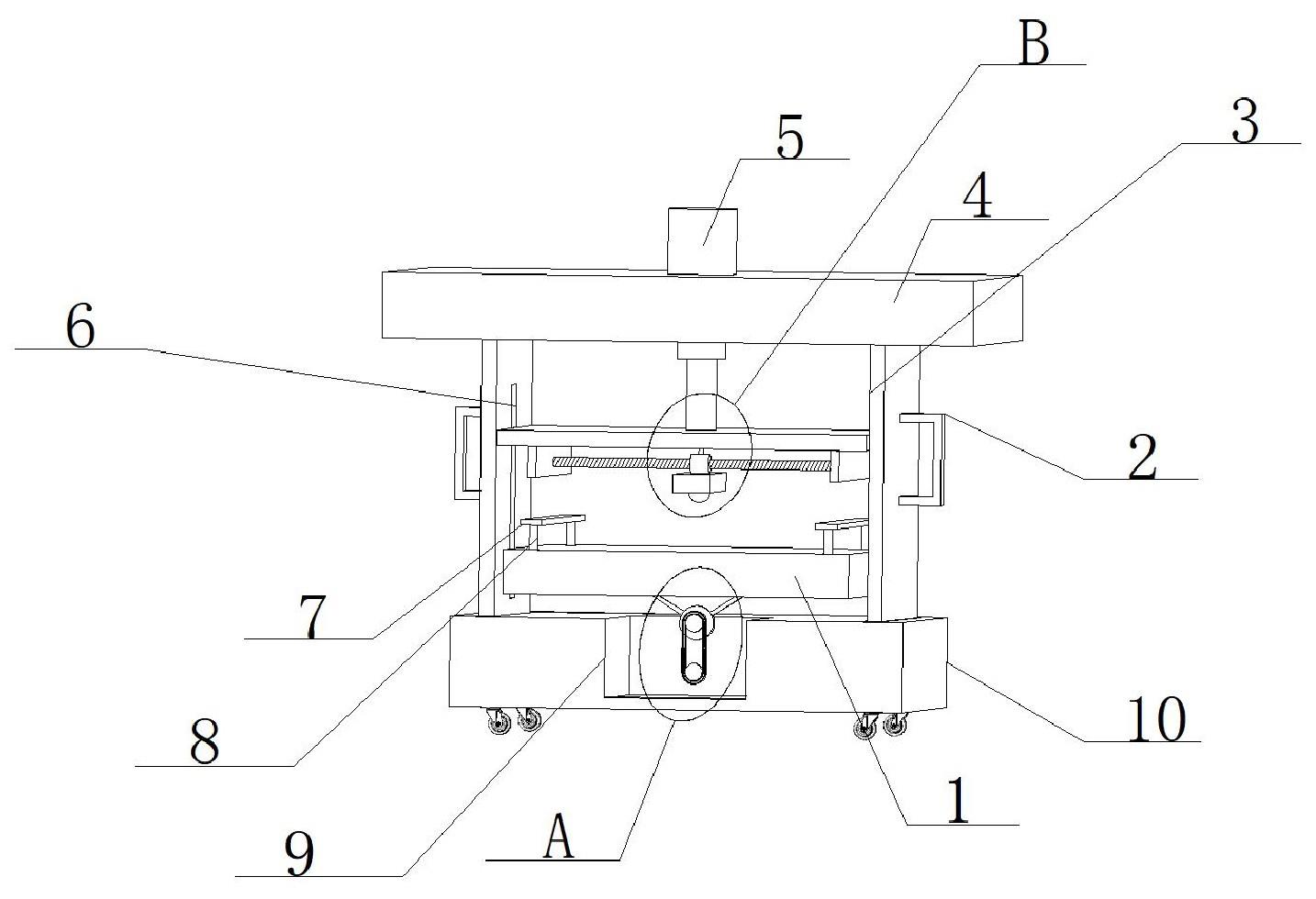 一种印刷质量视觉检测设备的装配结构的制作方法