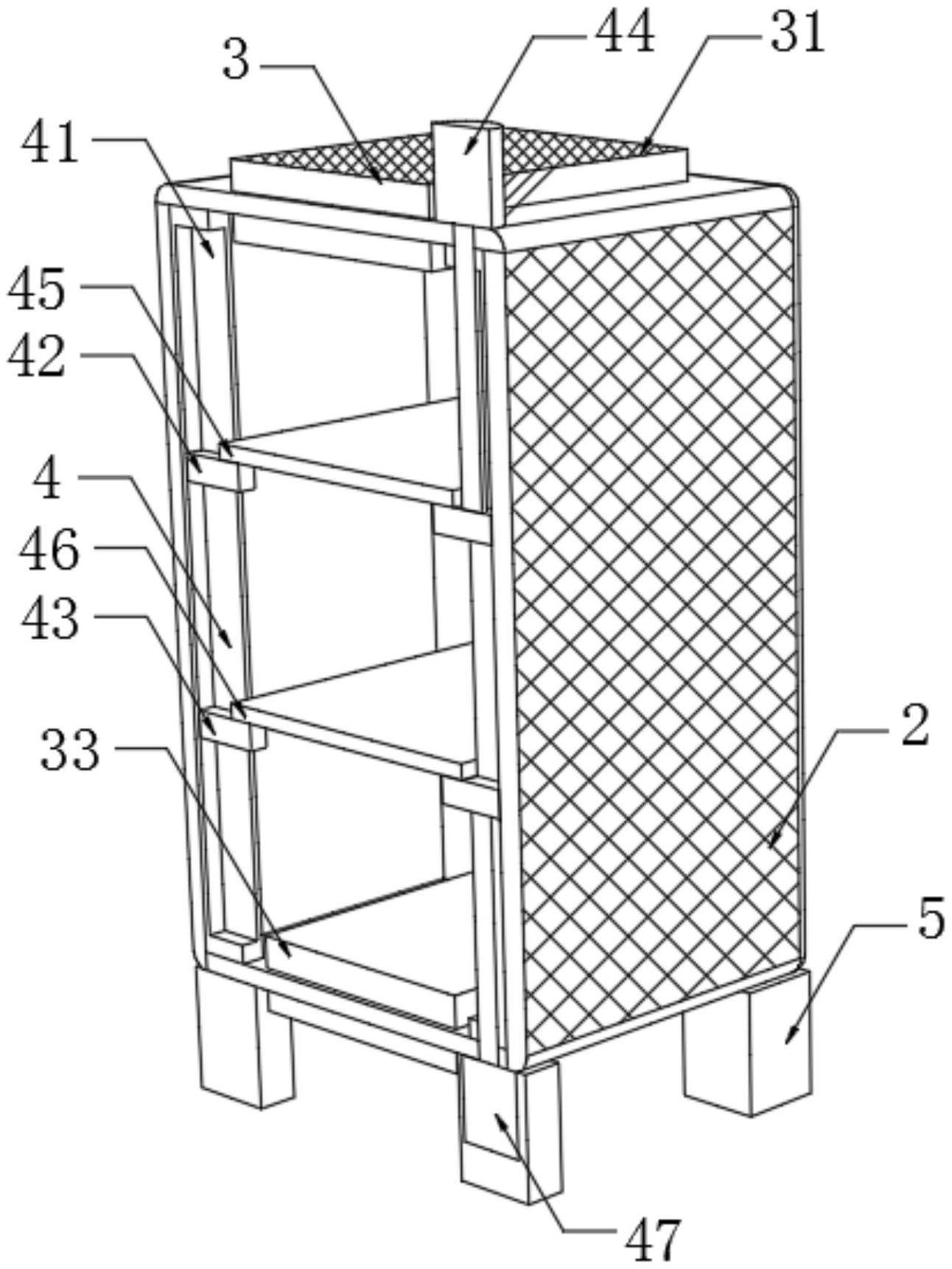 具有高效散热性能服务器机柜的制作方法