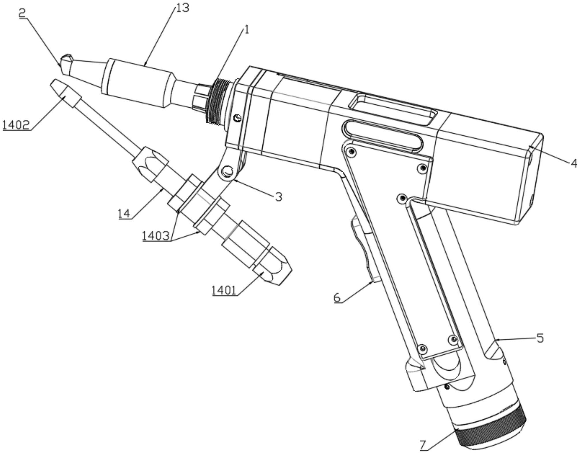 一种新型走丝激光焊枪的制作方法