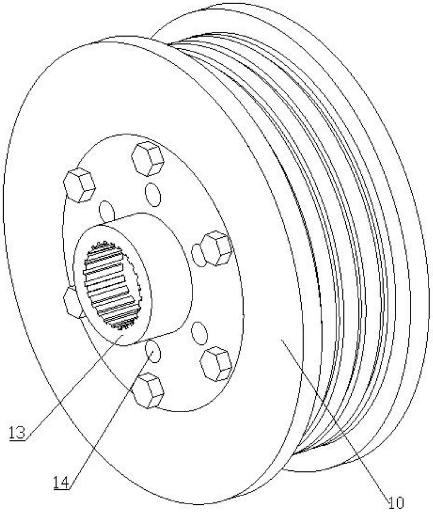 一种曲轴减震皮带轮的制作方法
