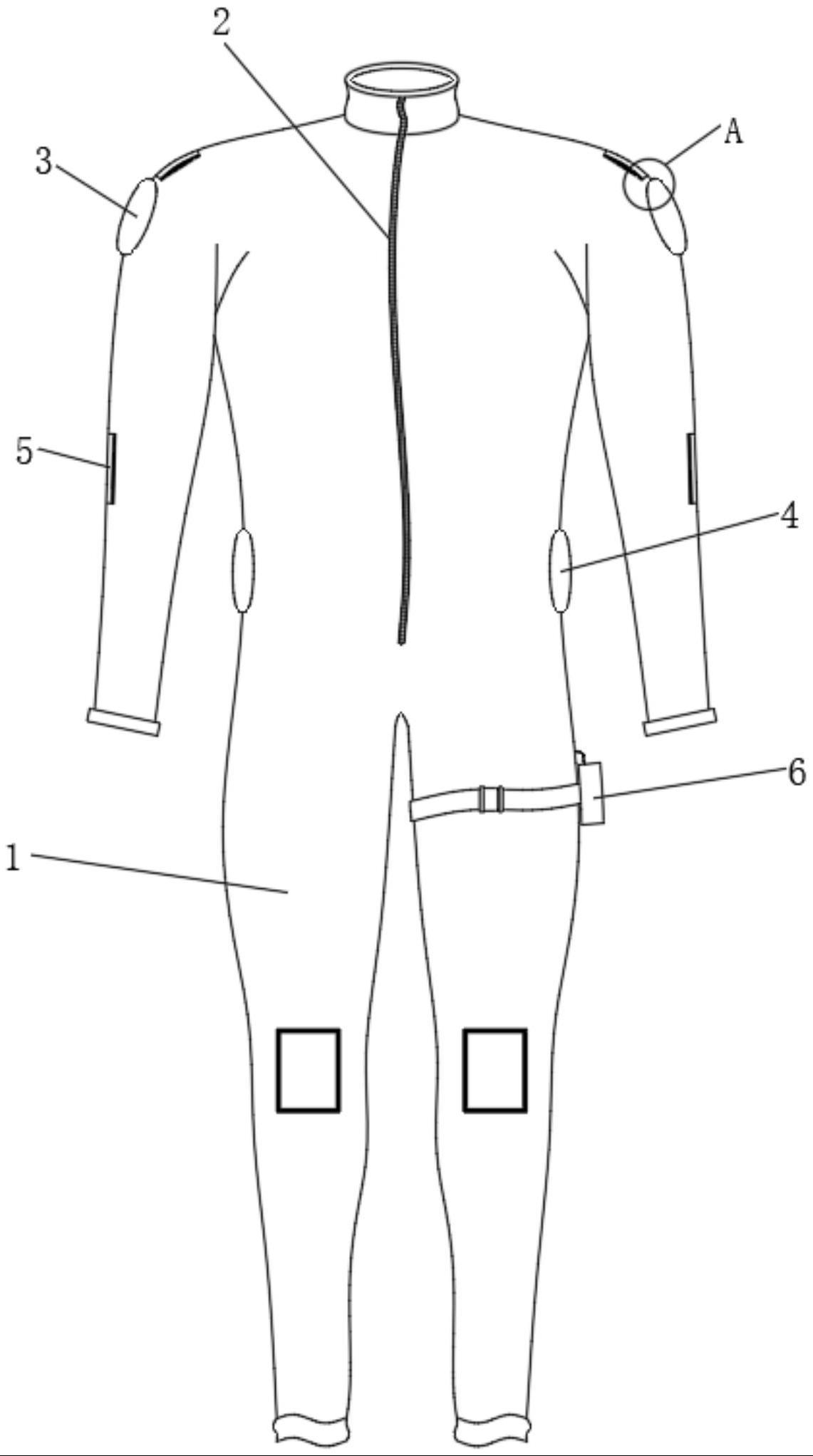 一种正浮力保暖潜水服的制作方法