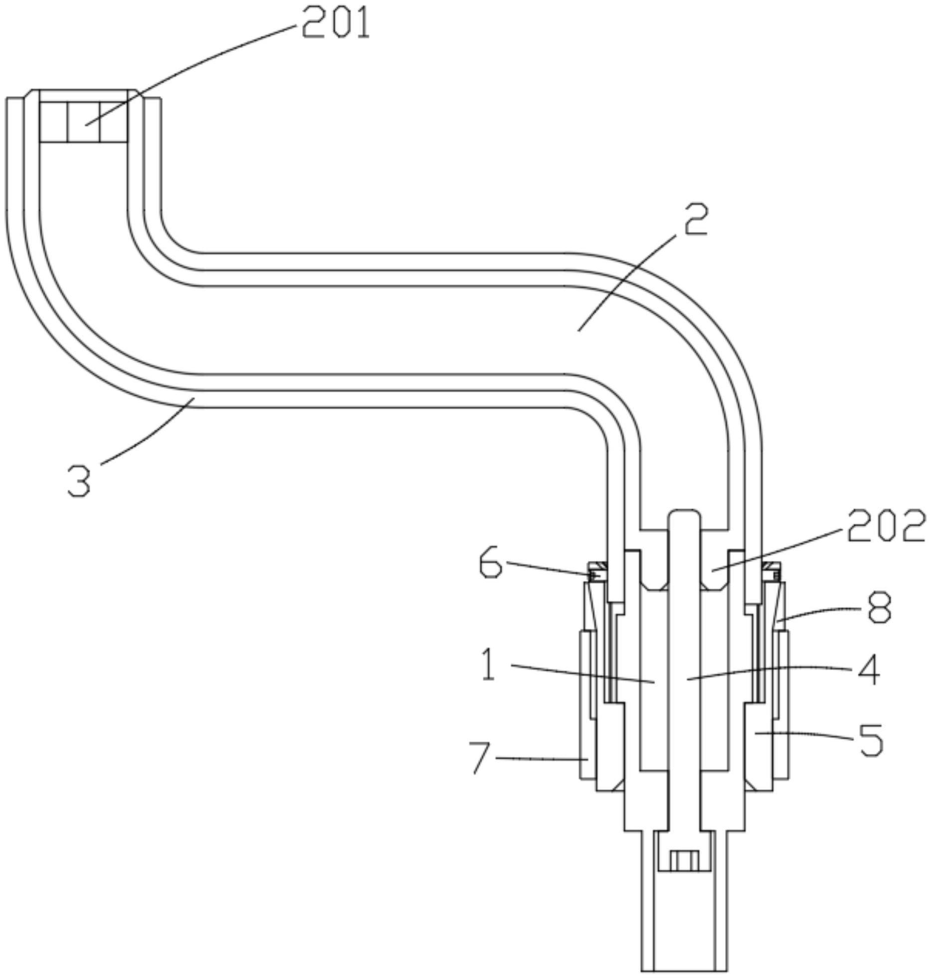 一种异形橡胶管硫化模具的制作方法