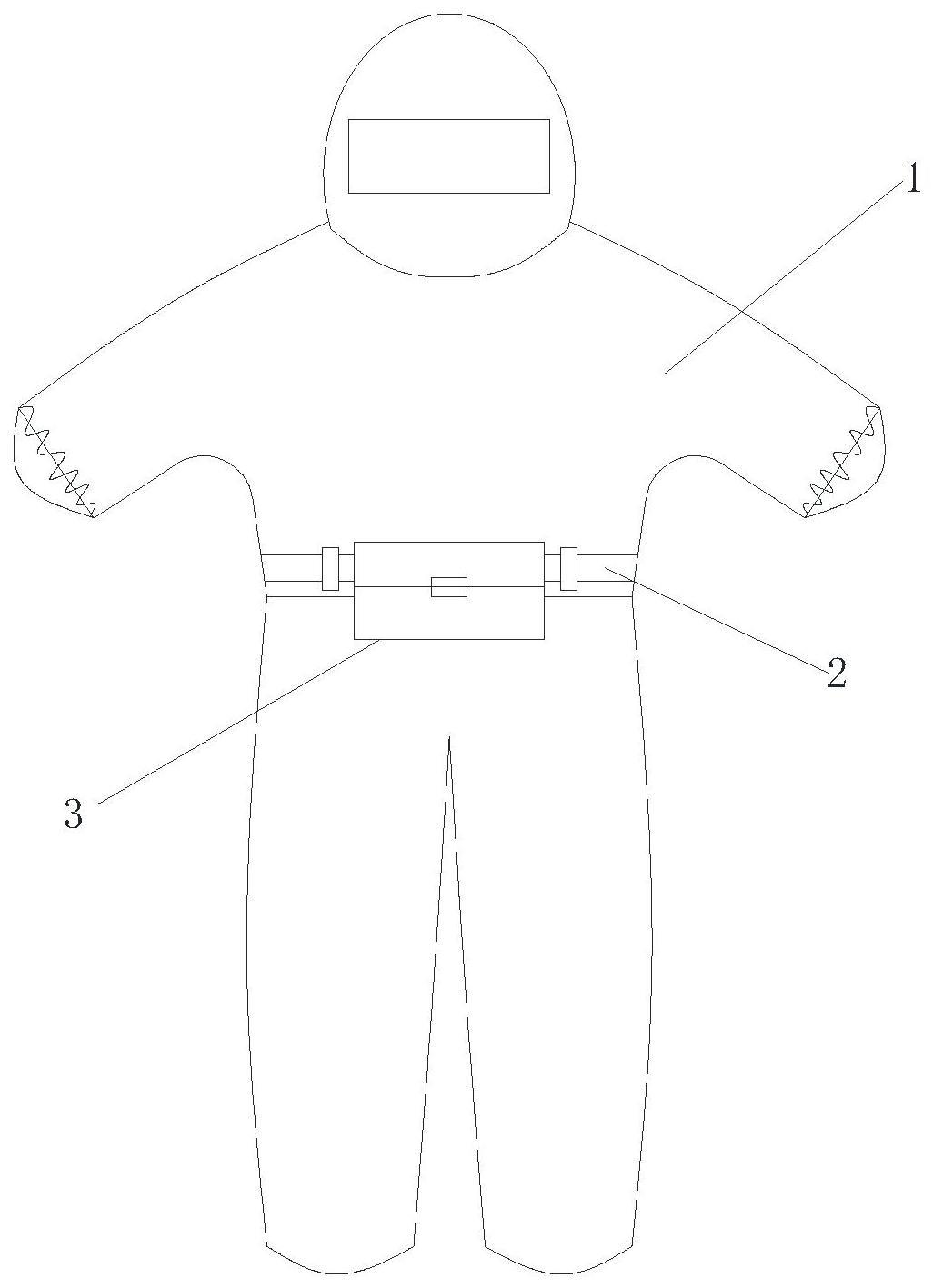 一种防撕裂的轻便防护服的制作方法