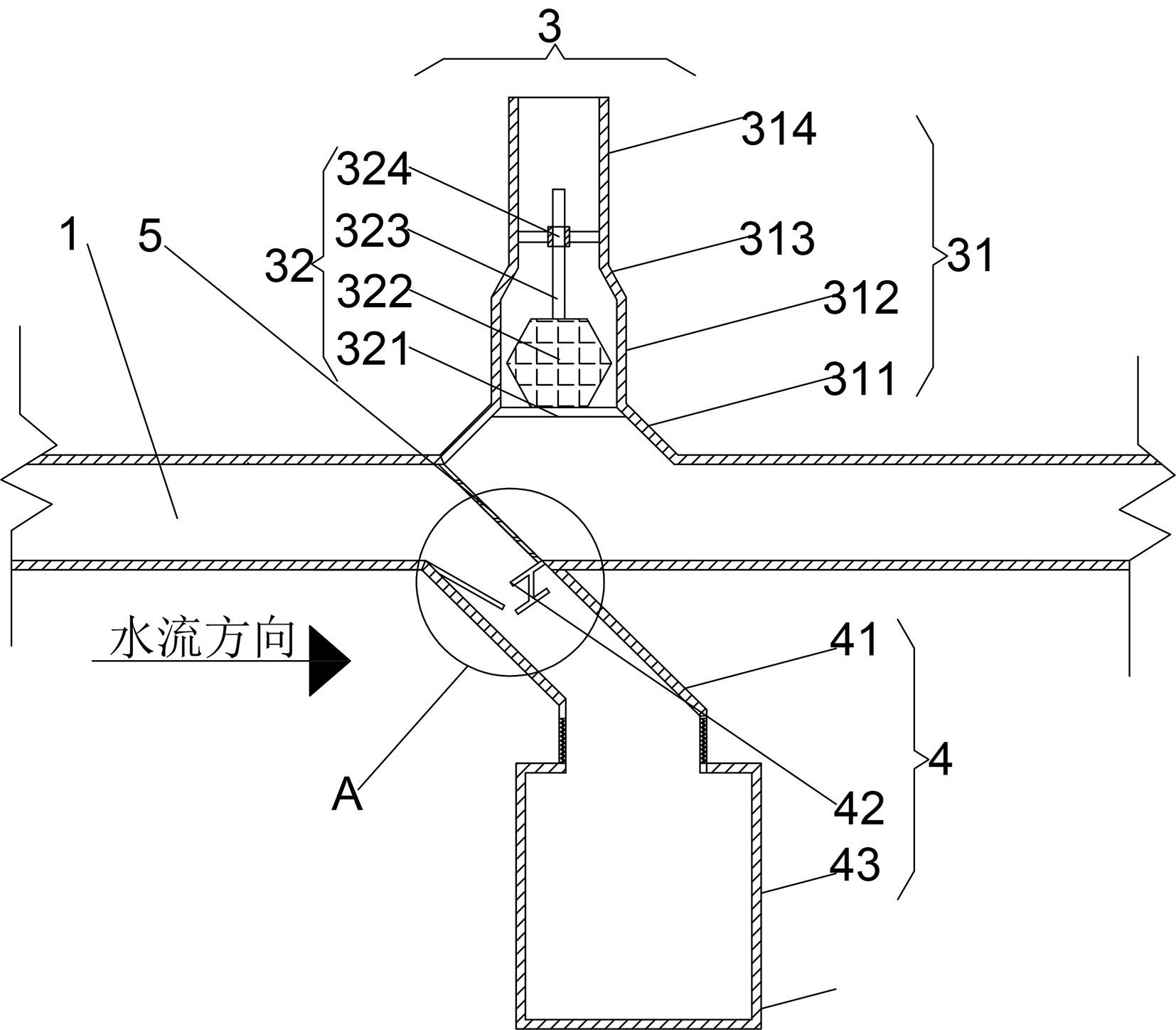 一种冷却塔主管排气装置的制作方法