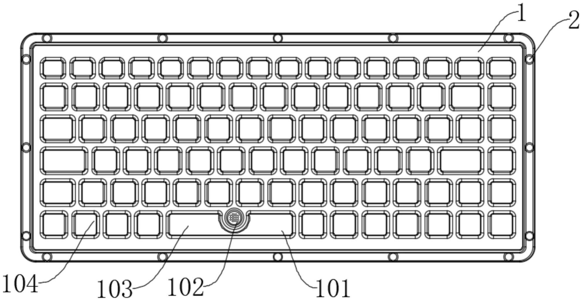 硅胶一体式防水键盘的制作方法