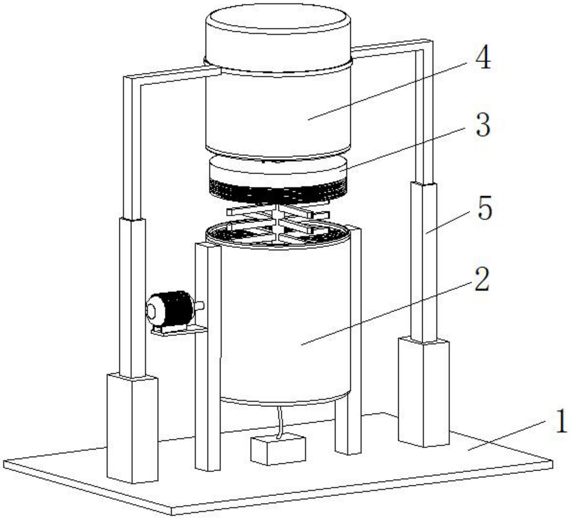 一种防溢效果好的自动加水型食品加工机的制作方法
