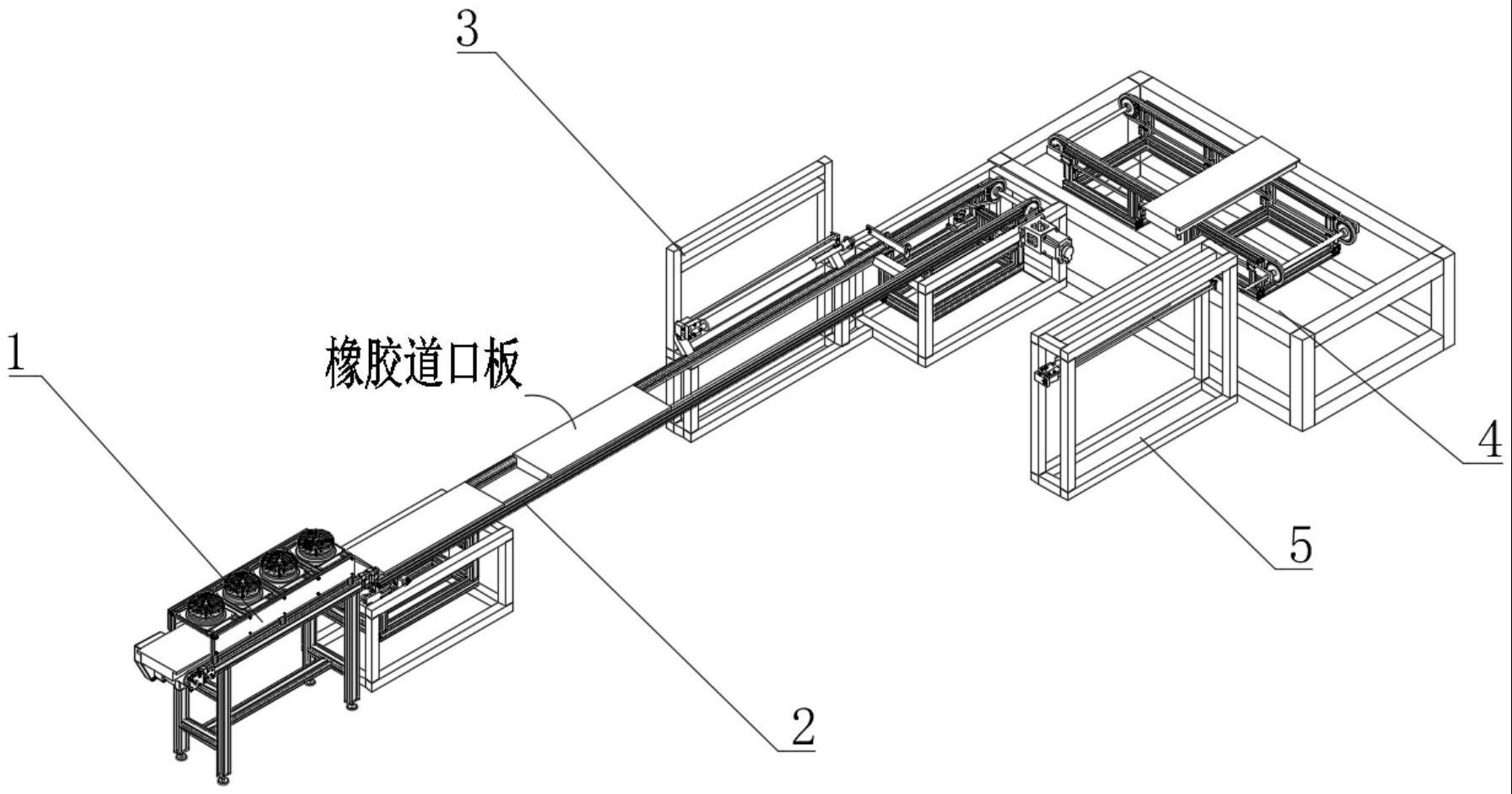 一种注塑橡胶道口板冷却装置的制作方法