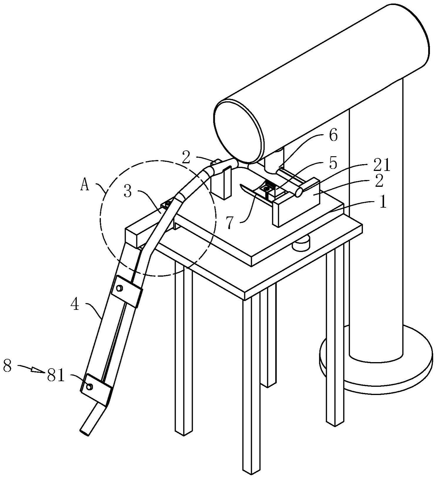 一种长杆异型工件用焊接工装的制作方法