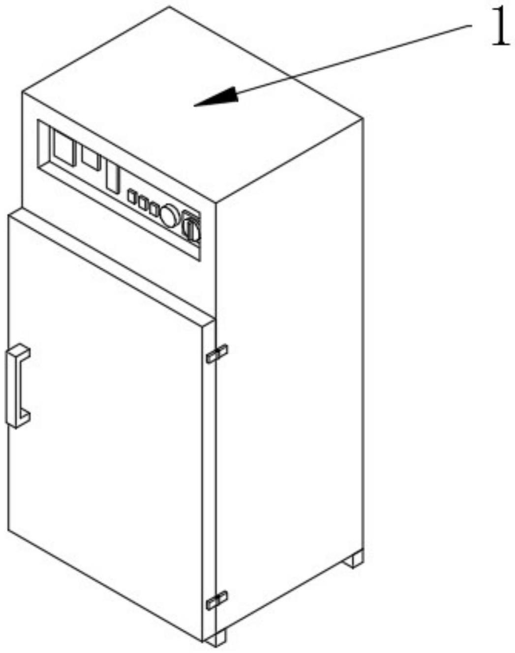 一种薄膜烘干箱的放置结构的制作方法