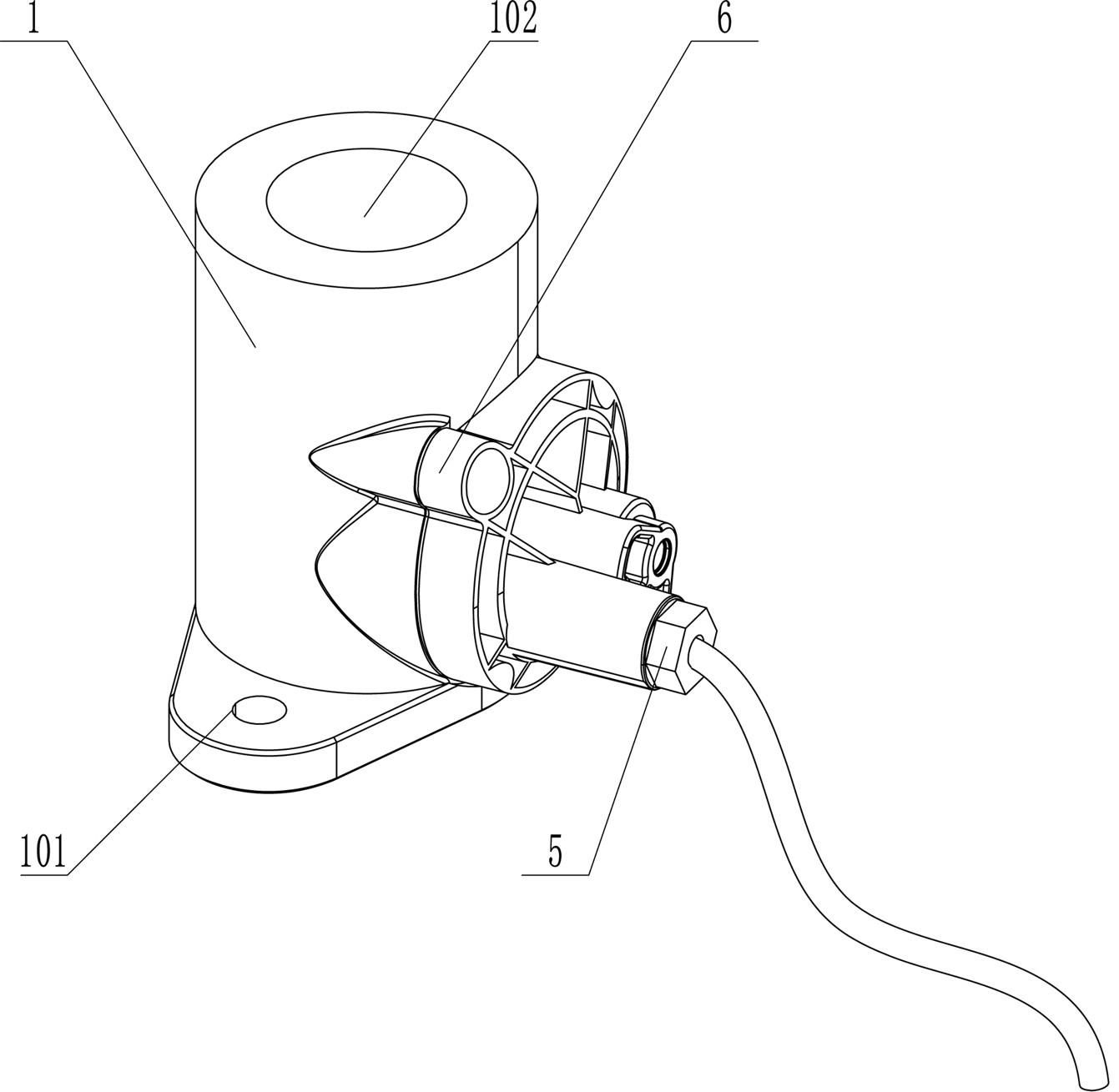 磁感式水流检测结构及防干烧装置的制作方法