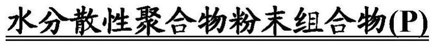 用于在地下地层中固井的水分散性聚合物粉末组合物及其制备和用途的制作方法