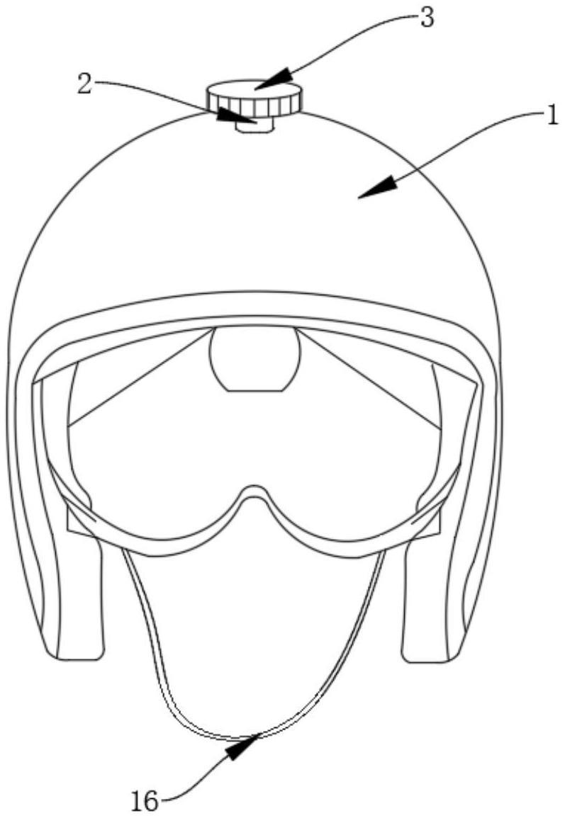 一种轻组合型全防护战术防暴头盔的制作方法