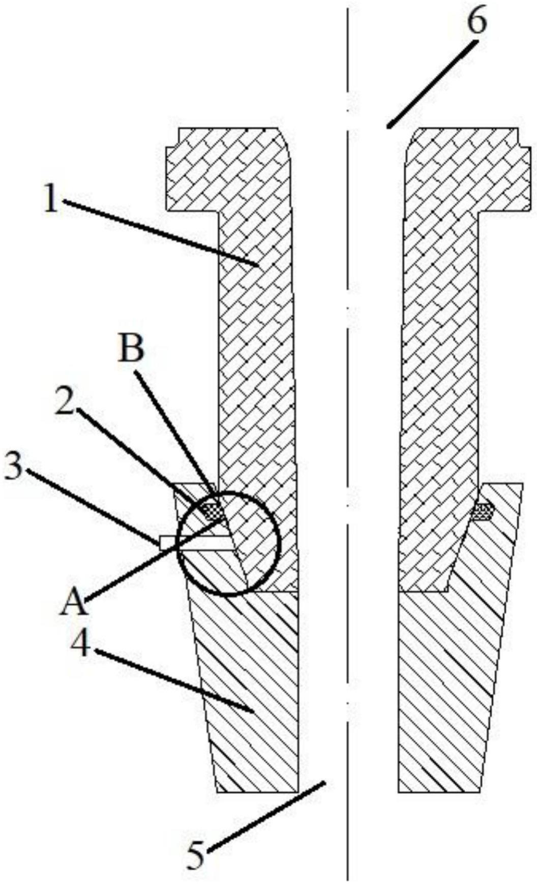 一种带网格气道的连铸中间包用氩封长水口的制作方法