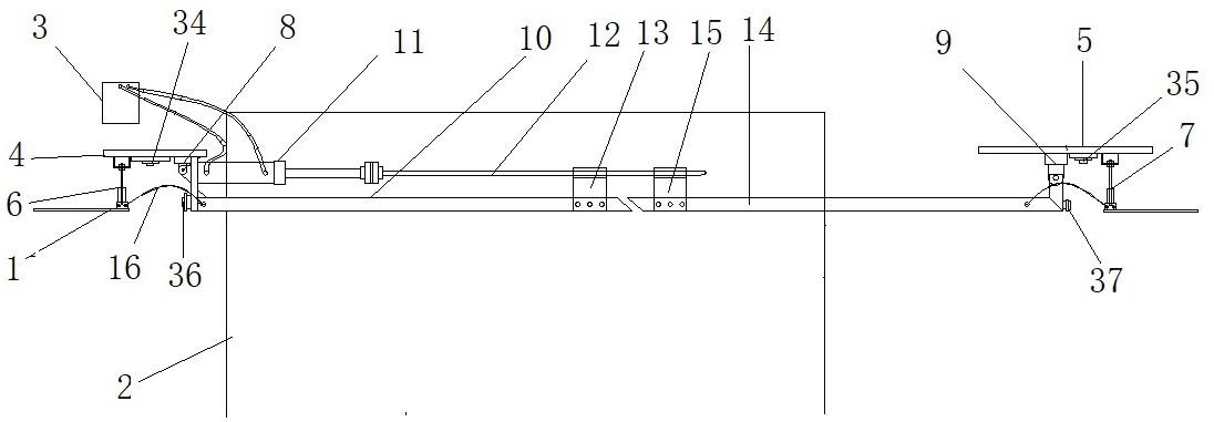 一种矿井轨道运输的防水门滑触线连接装置的制作方法