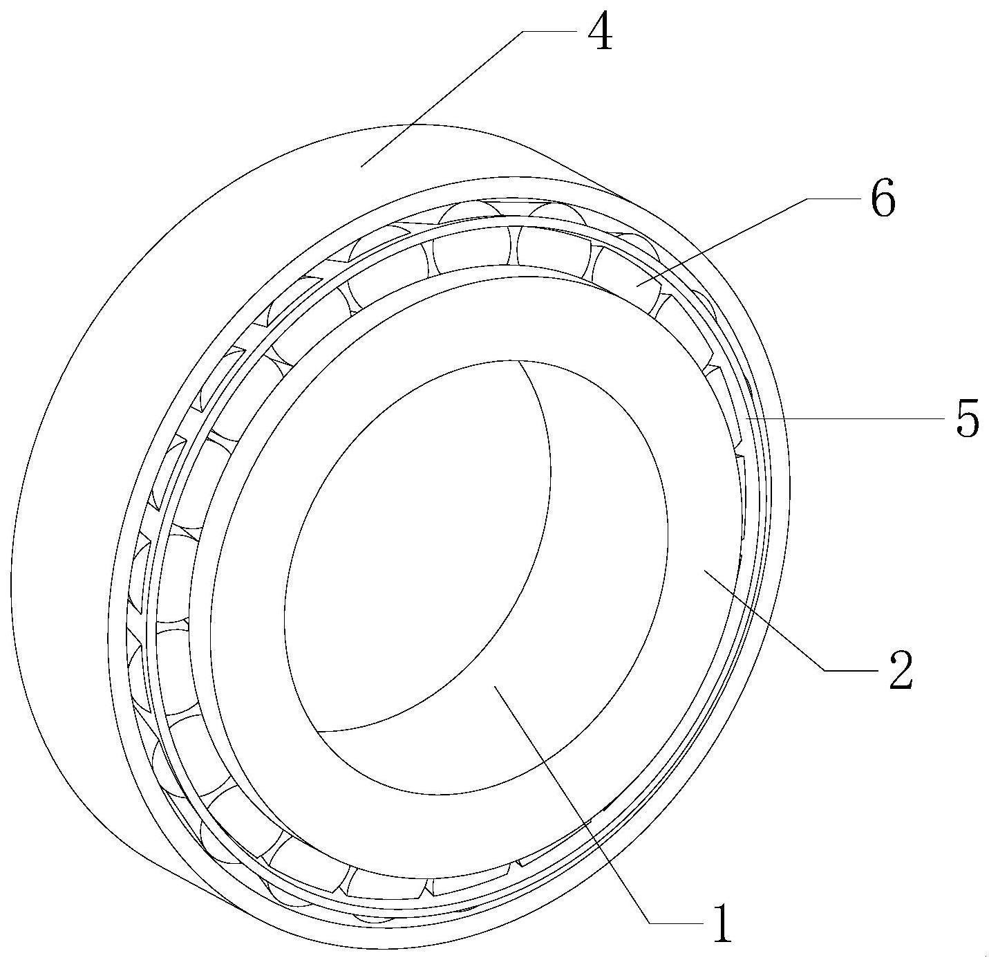 一种铜保持器结构的圆锥滚子轴承的制作方法