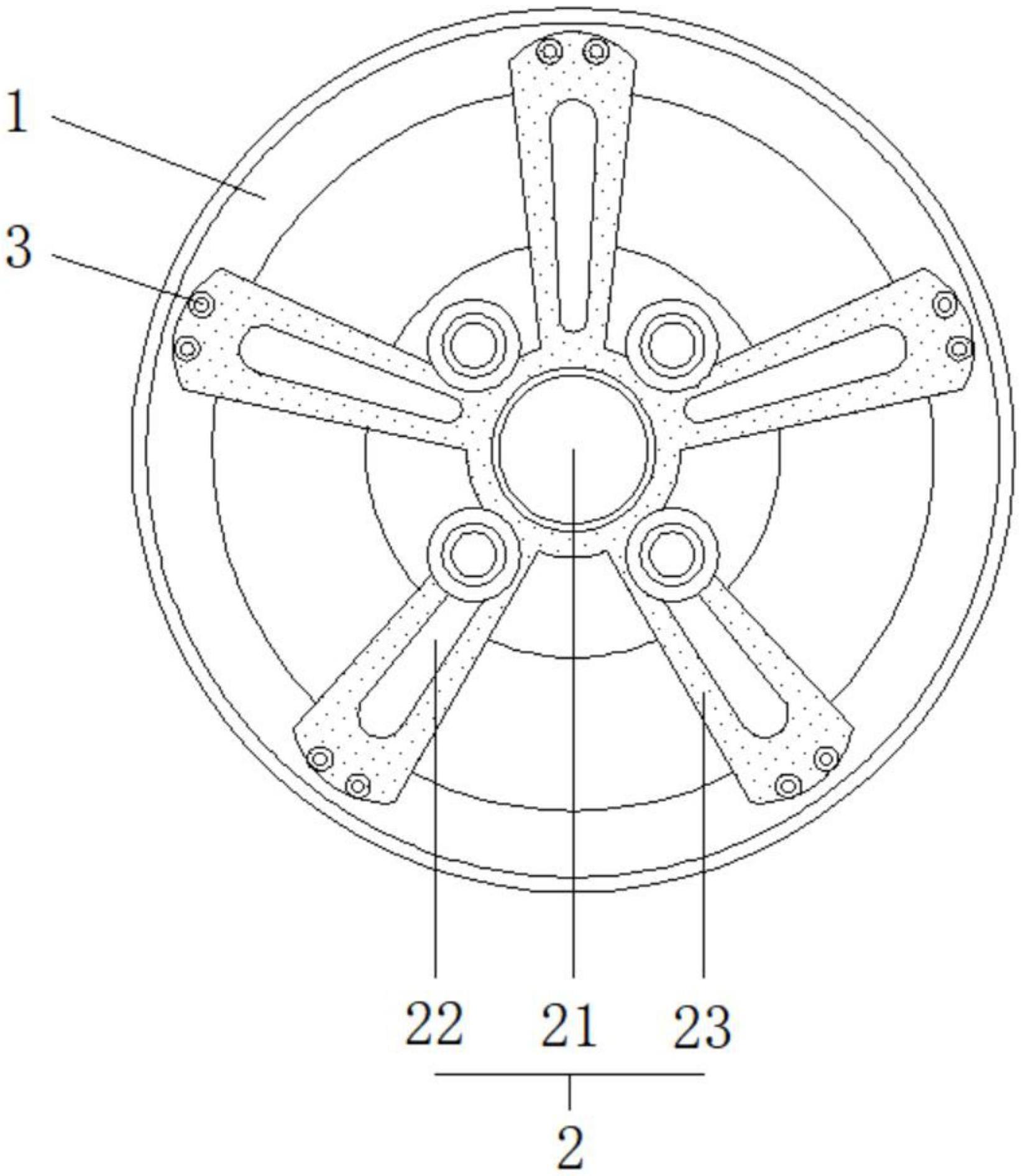 一种电动三轮车轮毂组件的制作方法