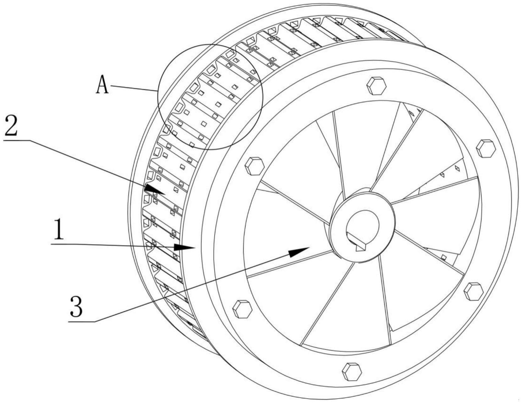 具有通风散热结构的同步带轮的制作方法