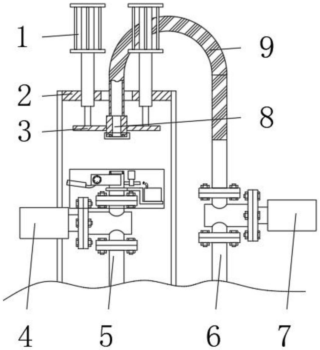 现场槽车自动分析的改进型吹扫管线结构的制作方法